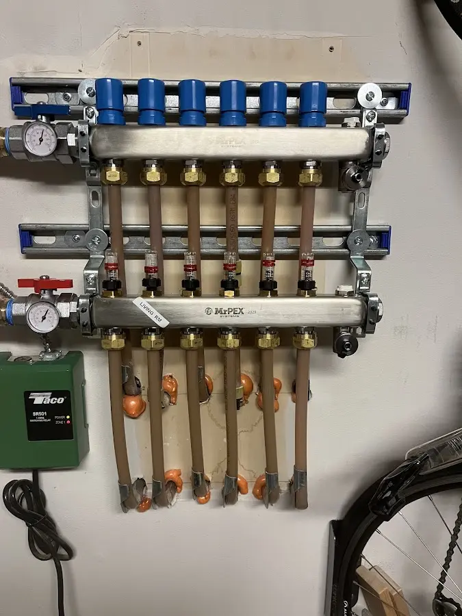 Plumber performing Leak Detection at a residential property in West Long Branch